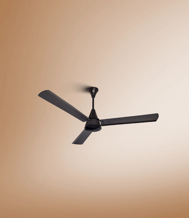 SUMMERCOOL 1200mm BLDC Ceiling Fan with Remote Control | 350 RPM High Air Delivery with LED Indicators Automatic Switch Set Timer | Power Saving | 6 Speed Control | Black Color | 2 Year Warranty