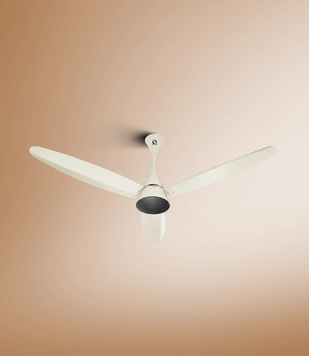 SUMMERCOOL 1200mm BLDC Ceiling Fan with Remote Control | Power Saving | 6 Speed Control | 350 RPM High Air Delivery with LED Indicators | White Color | 2 Year Warranty