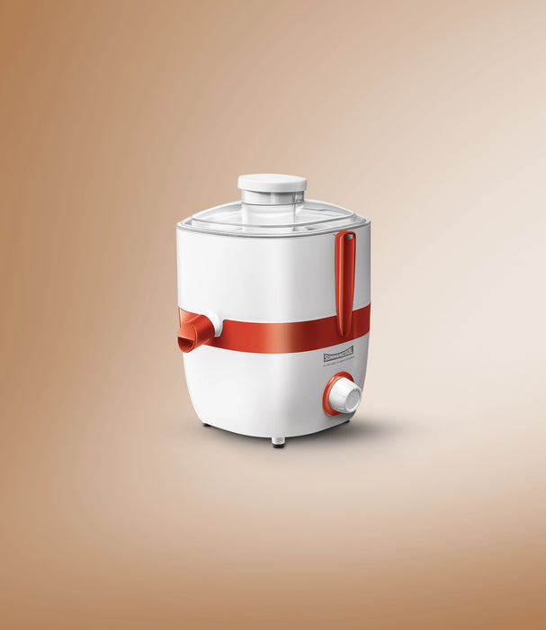 Summercool Mr.Juice 550 Watt Juicer Mixer Grinder with 2 Jars Multipurpose Stainless Steel and Plastic | 304 Grade Stainless Steel Blade | ABS body |(White & Red)
