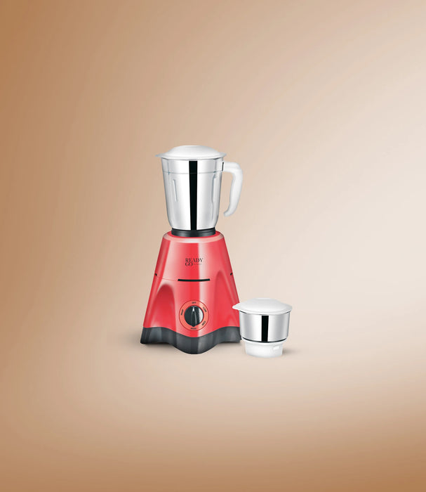 Summercool Ready Go 450 Watt Mixer Grinder with 2 Jars | long lasting shock pro of ABS body | Heavy Duty Motor | Nano - grinding technology | 304 Grade Stainless Steel Blade