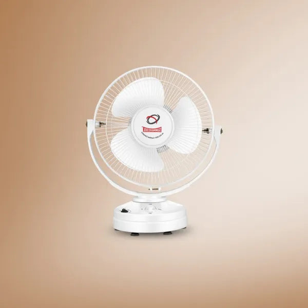 SUMMERCOOL Table Fan for Home and Kitchen 300mm/12 inch Rotary | Ultra High speed Table Fan | All Purpose Fan | Portable Desktop Table Cooling Fan | Low Noise | 1 Year Warranty | (White & Black)