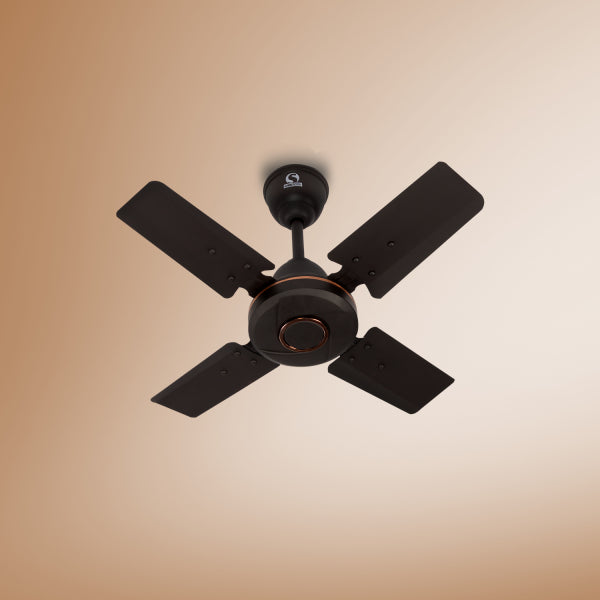 SUMMERCOOL Nova 600mm Ceiling Fan for Hom,e | High Speed 4 Blade Anti-Dust BEE Star Rated Ceiling Fan | Suitable for Small Room/Kitchen/Bedroom/Veranda with 850 RPM (Choco Brown)